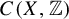upper C left parenthesis upper X comma double struck upper Z right parenthesis