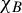 chi Subscript upper B