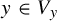 y element of upper V Subscript y