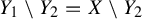 upper Y 1 minus upper Y 2 equals upper X minus upper Y 2