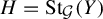 upper H equals upper S t Subscript script upper G Baseline left parenthesis upper Y right parenthesis