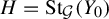 upper H equals upper S t Subscript script upper G Baseline left parenthesis upper Y 0 right parenthesis