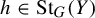 h element of upper S t Subscript upper G Baseline left parenthesis upper Y right parenthesis