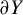 partial differential upper Y
