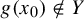 g left parenthesis x 0 right parenthesis not an element of upper Y