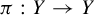 pi colon upper Y right arrow upper Y