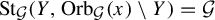 upper S t Subscript script upper G Baseline left parenthesis upper Y comma upper O r b Subscript script upper G Baseline left parenthesis x right parenthesis minus upper Y right parenthesis equals script upper G