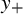 y Subscript plus