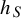 h Subscript upper S