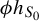phi h Subscript upper S 0