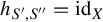 h Subscript upper S prime comma upper S quotation mark Baseline equals id Subscript upper X