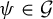 psi element of script upper G
