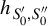 h Subscript upper S prime 0 comma upper S double prime 0