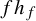 f h Subscript f
