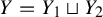 upper Y equals upper Y 1 square cup upper Y 2
