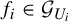 f Subscript i Baseline element of script upper G Subscript upper U Sub Subscript i