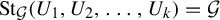 upper S t Subscript script upper G Baseline left parenthesis upper U 1 comma upper U 2 comma ellipsis comma upper U Subscript k Baseline right parenthesis equals script upper G