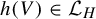 h left parenthesis upper V right parenthesis element of script upper L Subscript upper H