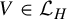 upper V element of script upper L Subscript upper H