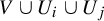 upper V union upper U Subscript i Baseline union upper U Subscript j