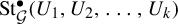 upper S t Subscript script upper G Superscript bullet Baseline left parenthesis upper U 1 comma upper U 2 comma ellipsis comma upper U Subscript k Baseline right parenthesis