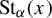 upper S t Subscript alpha Baseline left parenthesis x right parenthesis