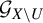 script upper G Subscript upper X minus upper U