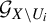 script upper G Subscript upper X minus upper U Sub Subscript i