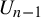 upper U Subscript n minus 1