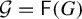 script upper G equals sans serif upper F left parenthesis upper G right parenthesis