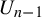 upper U Subscript n minus 1