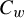 upper C Subscript w