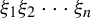xi 1 xi 2 midline horizontal ellipsis xi Subscript n Baseline