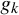 g Subscript k