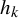 h Subscript k