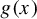 g left parenthesis x right parenthesis