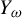 upper Y Subscript omega