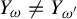 upper Y Subscript omega Baseline not equals upper Y Subscript omega prime
