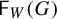sans serif upper F Subscript upper W Baseline left parenthesis upper G right parenthesis