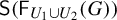 sans serif upper S left parenthesis sans serif upper F Subscript upper U 1 union upper U 2 Baseline left parenthesis upper G right parenthesis right parenthesis