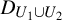 upper D Subscript upper U 1 union upper U 2