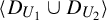left angle bracket upper D Subscript upper U 1 Baseline union upper D Subscript upper U 2 Baseline right angle bracket
