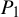 upper P 1