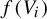 f left parenthesis upper V Subscript i Baseline right parenthesis