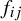 f Subscript i j