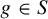 g element of upper S