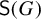 sans serif upper S left parenthesis upper G right parenthesis