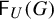 sans serif upper F Subscript upper U Baseline left parenthesis upper G right parenthesis