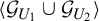 left angle bracket script upper G Subscript upper U 1 Baseline union script upper G Subscript upper U 2 Baseline right angle bracket