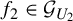 f 2 element of script upper G Subscript upper U 2